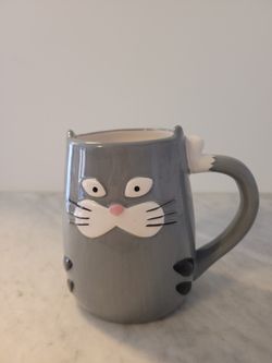 Grey Cat Mug