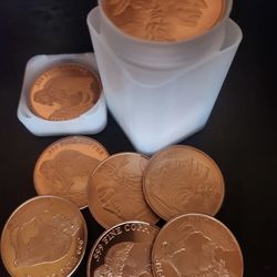 Brand New 1 oz Copper Round coins a set of 20 for $ 230 OBO