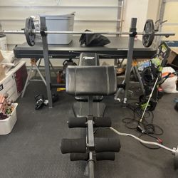 Bench Press w/Rack And Bar