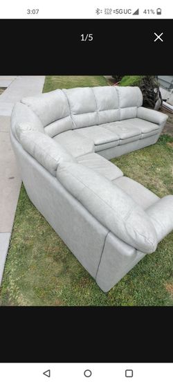 Leather couch $300