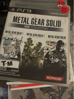 Metal Gear Solid HD  collection ps3