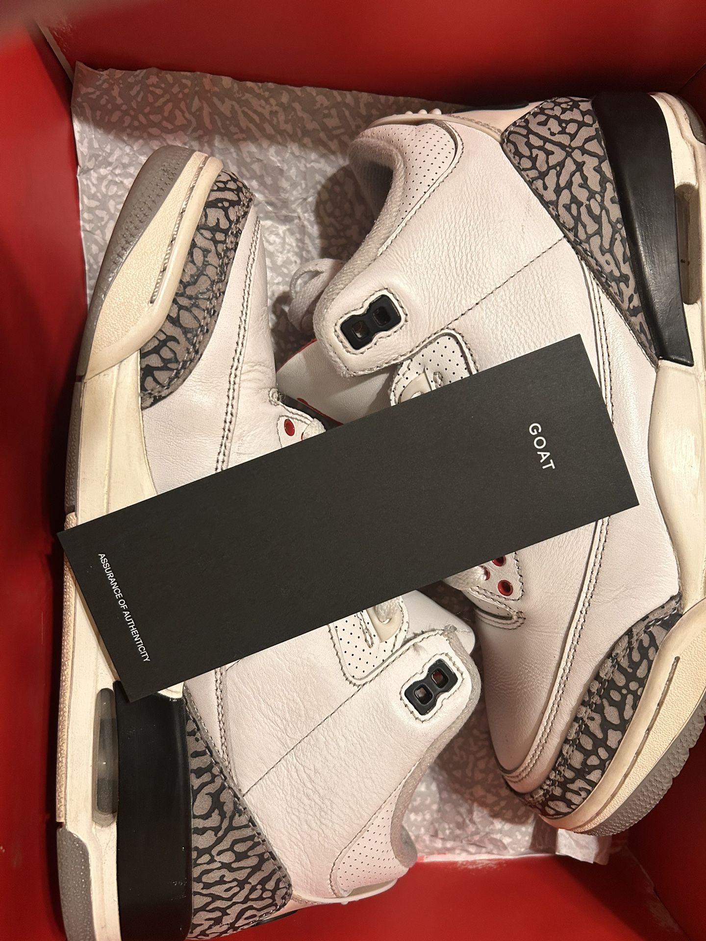 Jordan 3 White Cement Reimagined Size 8
