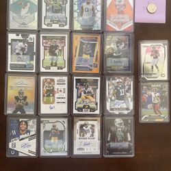 NFL Autographs And Rookie Card Lot 
