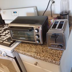Oven + Toaster Like VeryGood Both For $35