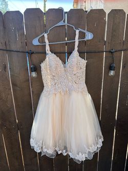 Champagne Homecoming/Dama Dress