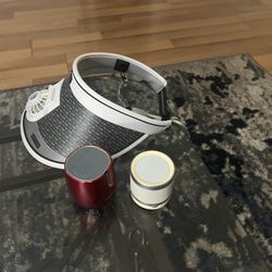 Headset With A Built In Fan. Plus 2 Speakers