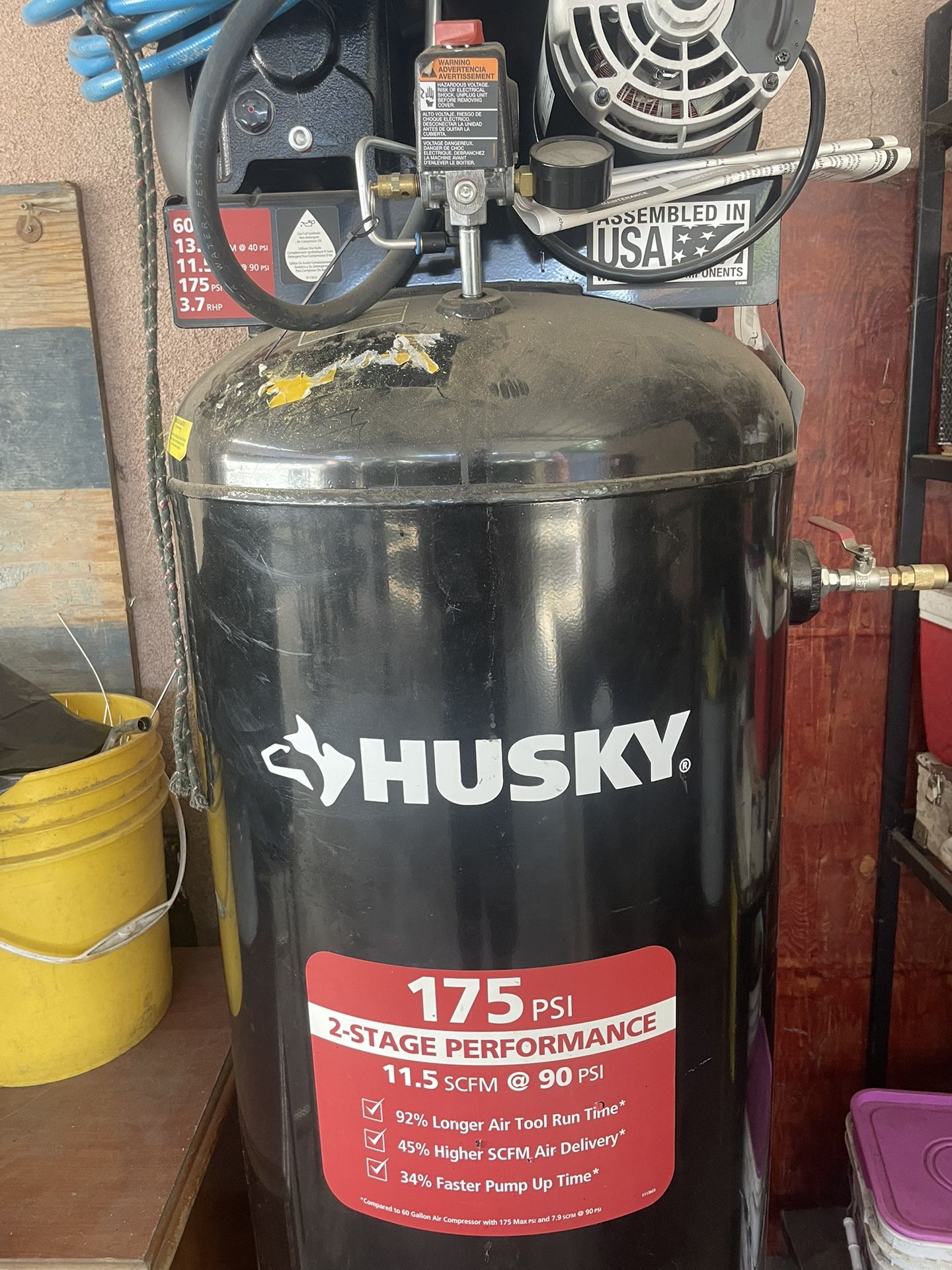 Husky 60 Gallon Compressor