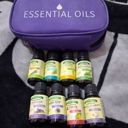 Essential Oils In Travel Case