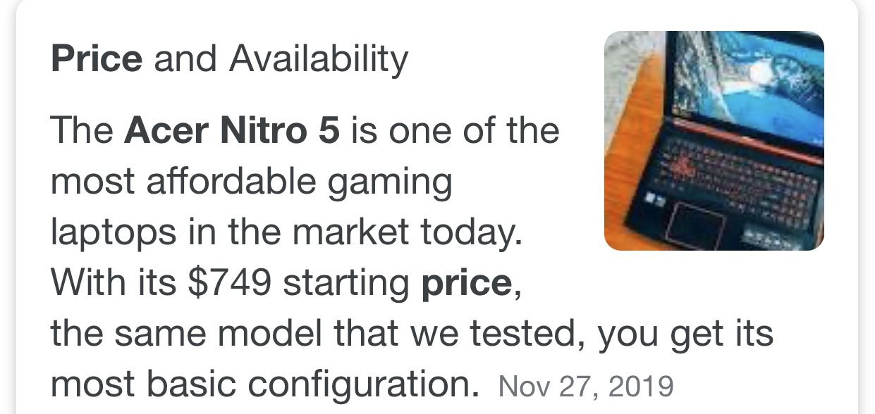 Acer nitro 5 Brand new