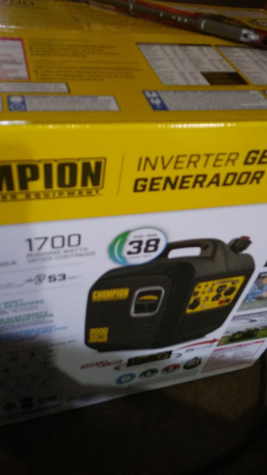 Champion Inverter generator 2000