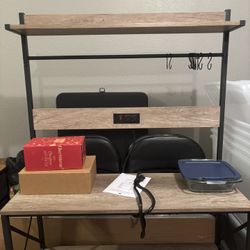 (Greige) Bakers Rack