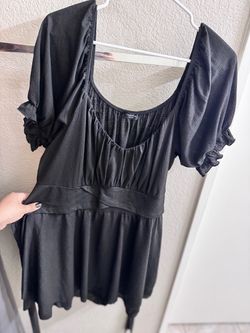 Black Dress with Shorts