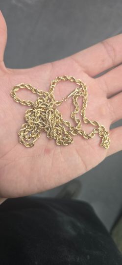 14k rope chain