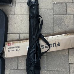 EMART 8.5 x 5ft Portable T-Shape Backdrop Stand Kit with Adjustable Frame, 4 Spring Clamps & Carry B