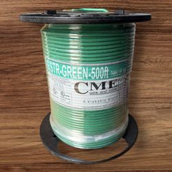 Green #6 Wire / Cable 500ft Spool (SE HABLA ESPAÑOL)
