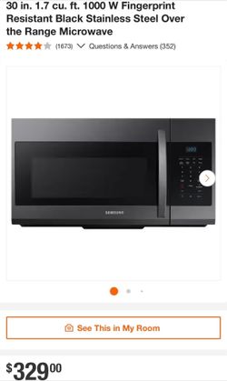 1.7 cu. ft. Over-the-Range Microwave