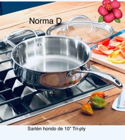 Sartén de 10” tru-ply nuevo en su caja 🌺 princess house 🌺