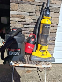 New Shop Vacs, Eureka Vacum