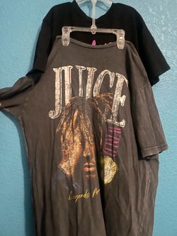 Juice WRLD Graphic Tee (Two Shirts) M and S