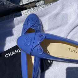 Chanel Patent Leather Flats 