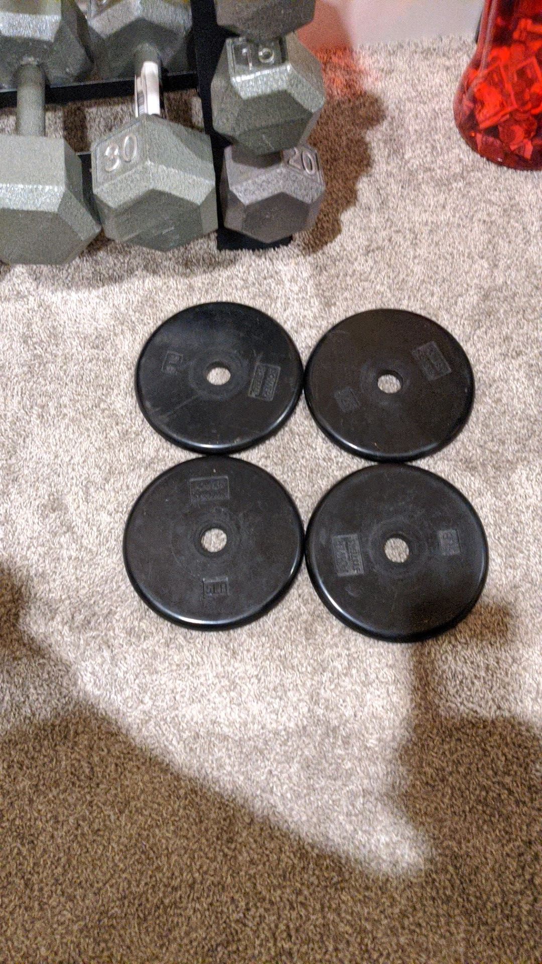 Power Systems rubber 5 lbs weights