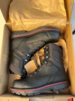 *NEW UNUSED* Red Wing  Black Waterproof Work Boots