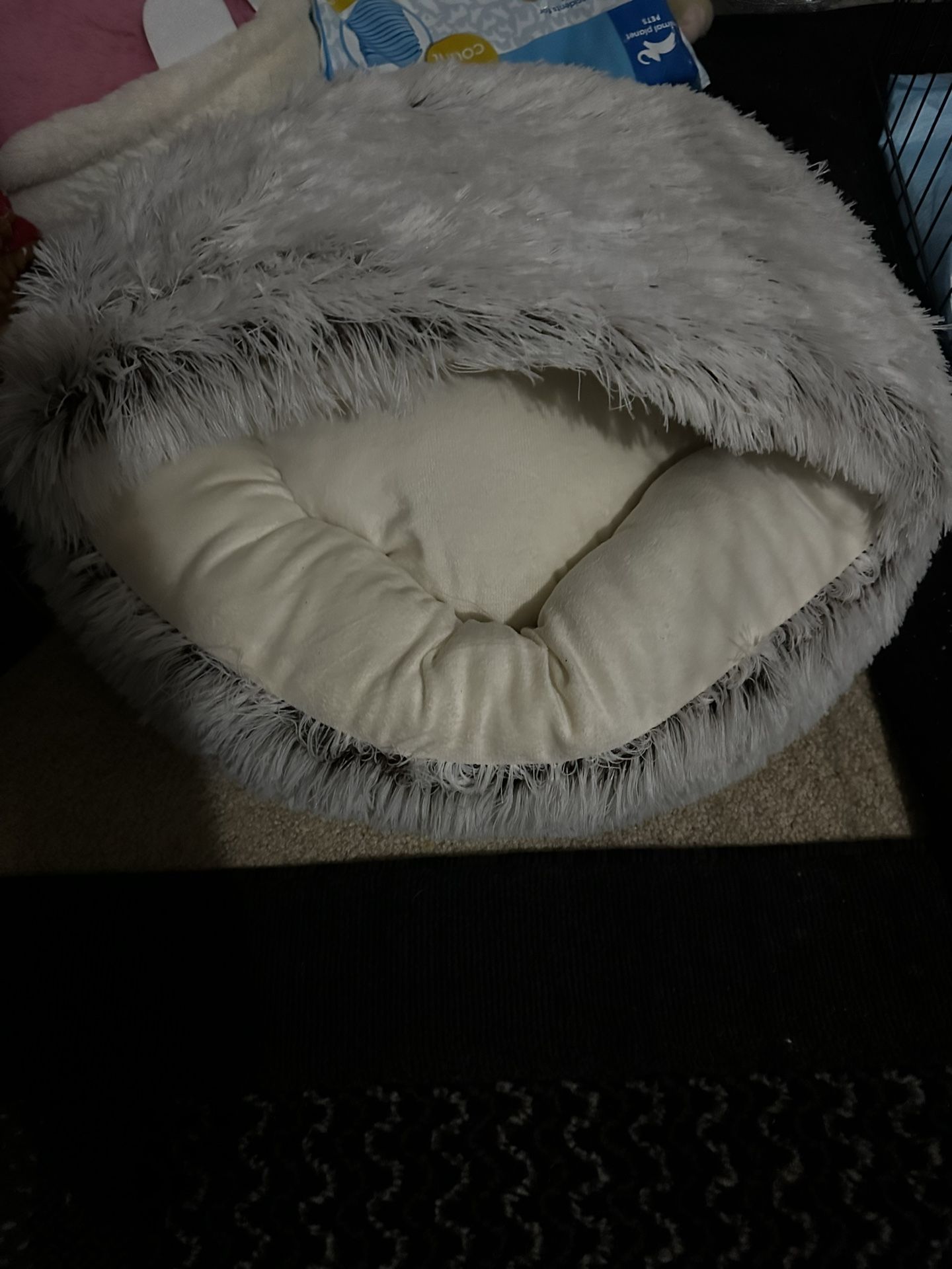 Small Fury Dog Or Cat Bed