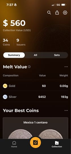 Coin collection lot