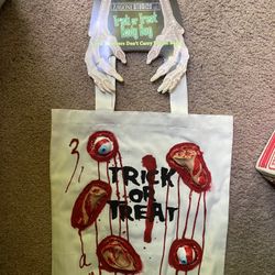 Bloody Chop Shop, Trick-Or-Treat Bag, Body Parts, Halloween Prop