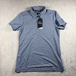 TravisMathew Women’s Small Blue Oceanside Polo Shirt Golf Casual NWT #10A
