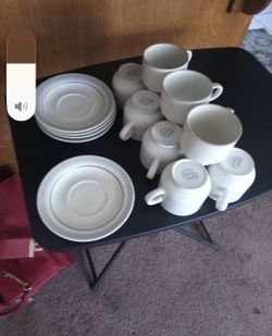 vintage Japanese tea cups and saucer plates