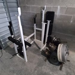 Complete Golds Gym Setup