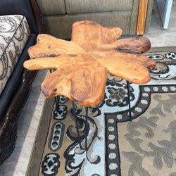 Wood Side Table
