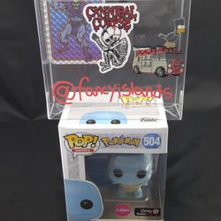 Funko POP Squirtle #504 Vinyl Figure Pokemon Flocked Gamestop Exclusive New