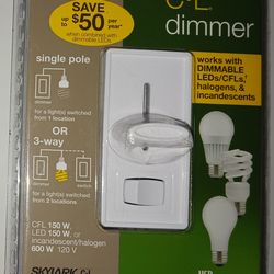 New Dimmer Light Switch