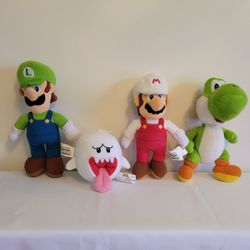Super Mario Plush Toys - Set Of 4