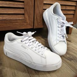 Puma White Sneaker Shoes