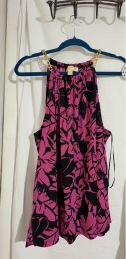 Michael Kors Floral Halter Top