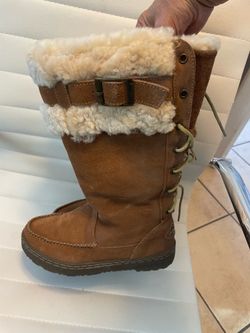 Bearpaw boots, color chestnut, size US7