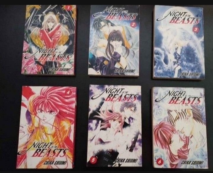 Night of the Beasts English Manga Volumes 1-6