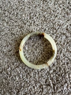 Genuine 100% Natural Green Jade Bangle Bracelet