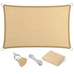 Outdoor shade cover for balcony, backyard, patio, pools