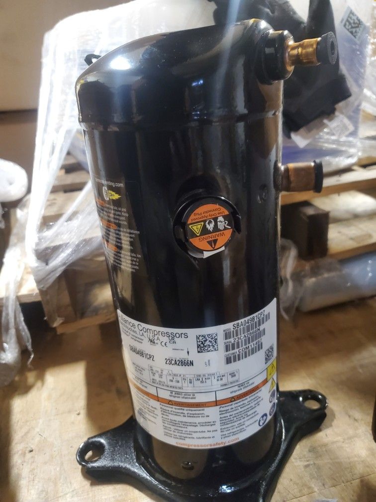 Trane Part # COM11497 COMPRESSOR; SCROLL, ALLIANCE, SBA049B1CPZ, 4.0 TON