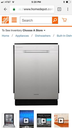 CHEF Collection Top Control Tall Tub Dishwasher in Stainless Steel with Stainless Steel Tub and WaterWall Wash
