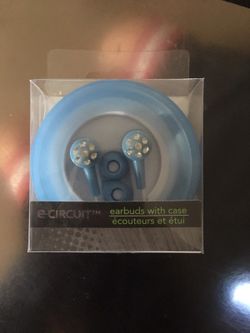 Brand new Earbuds with case with Diamond studs custom-made brad ecircuit $20 or best offer no holds