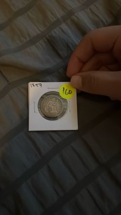 1857 seated Liberty Quarter