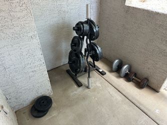 Weight bench/weights