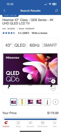 Hisense 4K Fire TV 43”