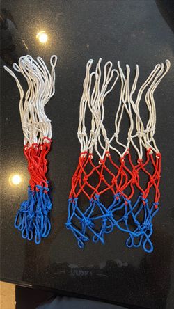 Red White Blue Basketball Nets – Set of 2