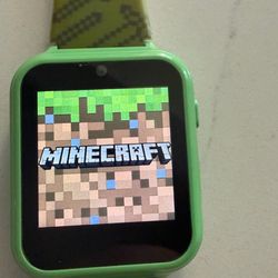 Gently Used Minecraft iTime Unisex Touchscreen Kid’s Smart Watch